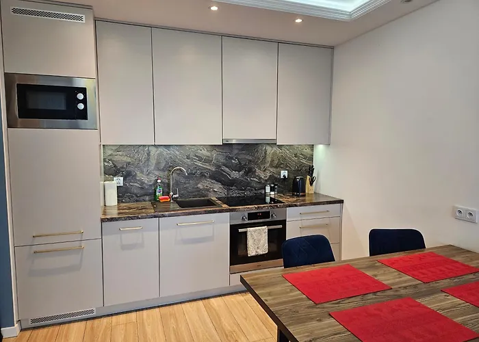 Nowoczesny I Komfortowy Apartament Przy Ulicy Kurpiowskiej Blisko Centrum Miasta